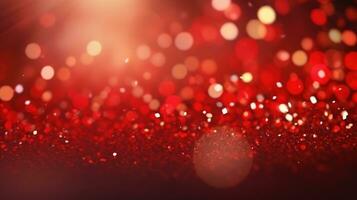 abstrait bokeh rouge briller Contexte photo