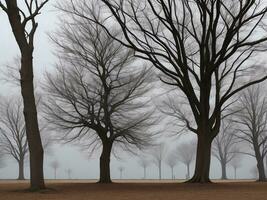 arbre magnifique proche en haut image ai généré photo