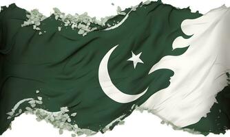 photo drapeau de Pakistan content indépendance journée