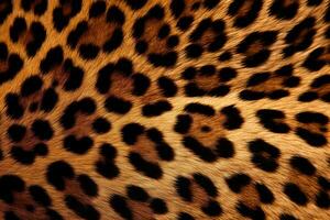 léopard peau texture, léopard fourrure. animal modèle. génératif ai photo