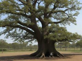 arbre magnifique proche en haut image ai généré photo