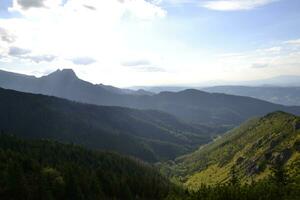 montagnes paysage dans Tatras, Pologne photo