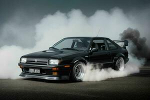 sport voiture jdm ae 86. ai génératif pro photo