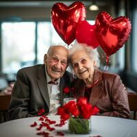 l'amour dans le air - ai généré photo