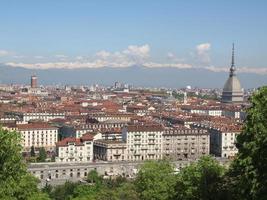 vue aérienne de turin photo