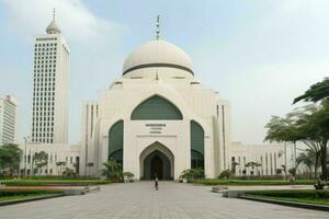 mosquée istiqlal Djakarta. Contexte. ai génératif pro photo