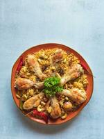 poulet biryani, arabe cuisine. photo