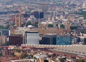 vue aérienne de londres photo