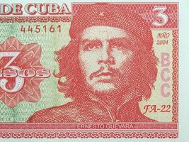 pesos cubains avec che guevara photo