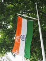 drapeau indien de l'inde photo