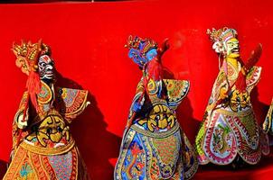 spectacle de théâtre traditionnel de marionnettes chinoises photo
