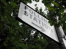 bureau de vote à londres photo