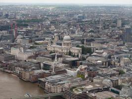 vue aérienne de londres photo