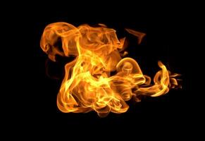 flamme chaleur Feu abstrait Contexte photo