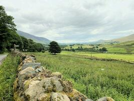 une vue sur le Lake District près de Keswick photo