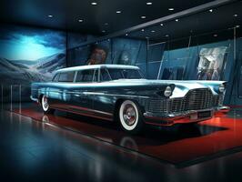 limousine exposition. génératif ai photo