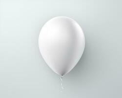 spécial forme ballon sur blanc Contexte. génératif ai photo