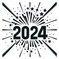 vecteur graphique pour Nouveau année 2024 photo