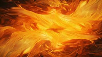 abstrait Jaune motifs brûler dans ardent flammes photo