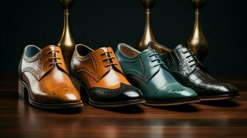 cuir chaussure collection pour Hommes mode les choix photo