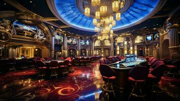 la chance et richesse faire pour une réussi nuit à le casino photo