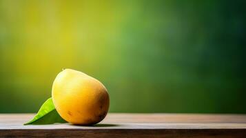 photo de saipan mangue sur une minimaliste tableau. génératif ai