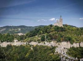 Château de tsarevets forteresse célèbre vue historique à Veliko Tarnovo Bulgarie photo