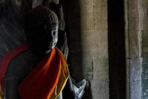 Statue de Bouddha à Angkor Wat Landmark célèbres temples bouddhistes à Siem Reap Cambodge Asie photo