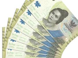 indonésien billets de banque. proche en haut argent de Indonésie. indonésien roupie.3d rendre photo