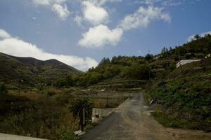 été Naturel paysage de le canari île gomera dans Espagne photo