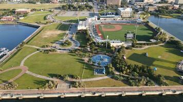 bleu wahoos stade pensacola Floride septembre 30 2023 mavic air 2 photo