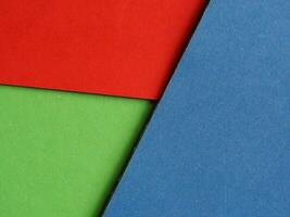 industriel style rouge vert et bleu papier carton texture Contexte photo