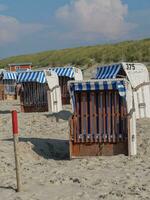 le île de spekeroog dans le Nord mer photo