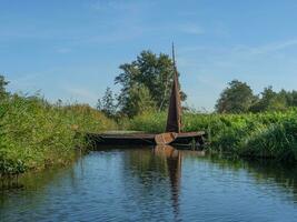 giethoorn aux pays-bas photo