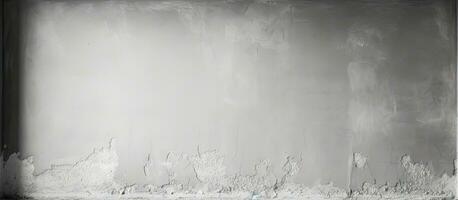 gypse placoplâtre mur préparé pour finition travail dans noir et blanc texture photo