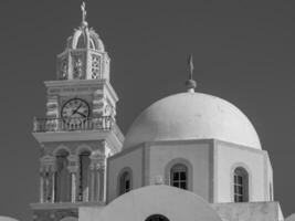 île de santorin en grèce photo