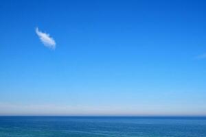 ciel bleu et nuage photo