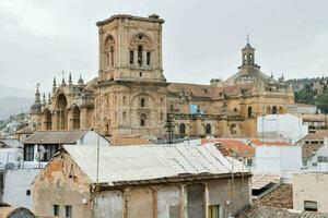 une vue de le cathédrale dans le ville de Grenade, Espagne photo