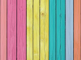 en bois planches avec différent couleurs photo