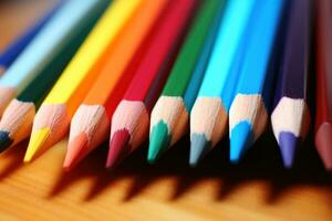 le conseils de coloré crayons.ai génératif photo