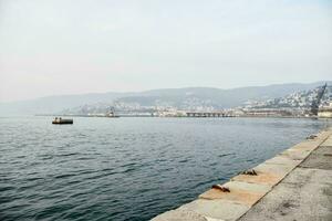 une vue de le port photo