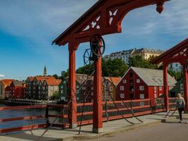 ville de trondheim en norvège photo