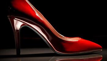 brillant talons aiguilles exsuder sensualité et charme généré par ai photo