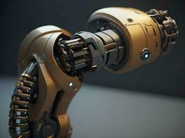 intelligent industrie robot bras pour numérique usine La technologie montrant automatisation photo