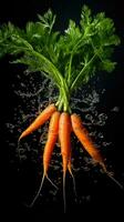ai génératif une photo de carotte