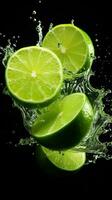 ai génératif une photo de citron vert