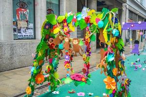 festival des fleurs à girona temps de flors, espagne. 2018 photo