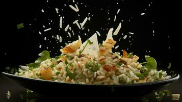 ai génératif une photo de Risotto