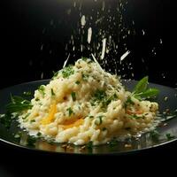 ai génératif une photo de Risotto