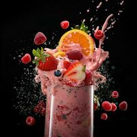 ai génératif une photo de smoothie